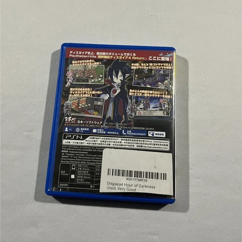 Disgaea: 4 Return PSVITA Sony Games Japan PS VITA Tested